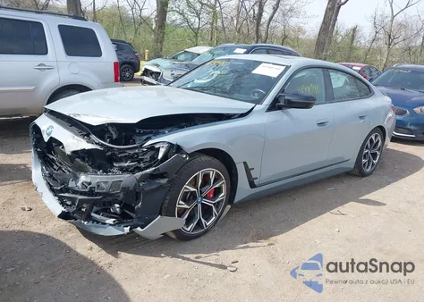 2024 BMW I4 M50 z USA, uszkodzony, nr VIN WBY33AW04RFS12149